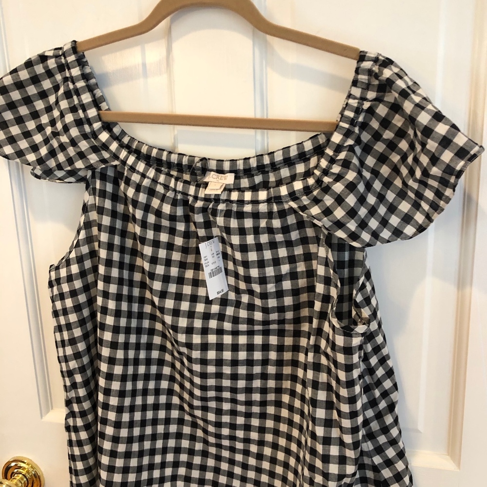 J Crew off shoulder blouse